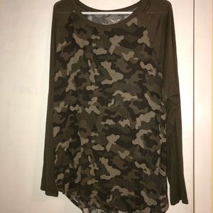 Camo Long Sleeve 2x